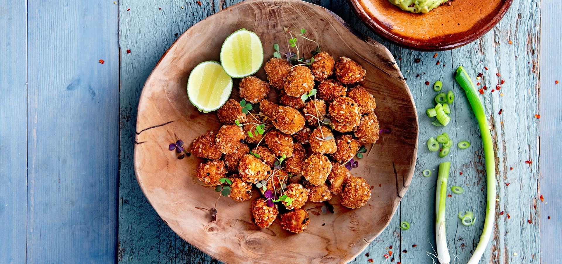 Aviko plant-based chicken pops-header