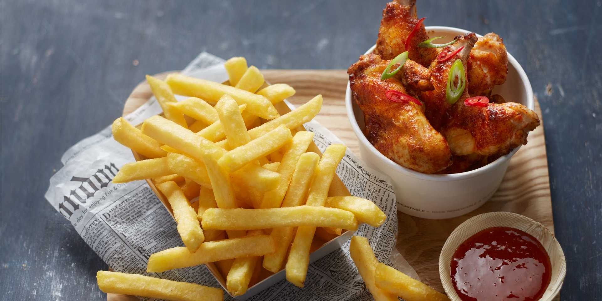 Aviko local fast food header